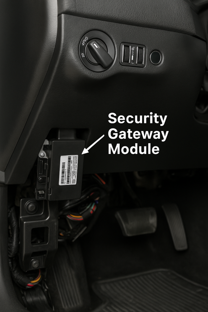 2010 dodge charger security gateway board