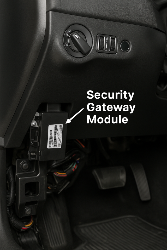 2010 dodge charger security gateway board